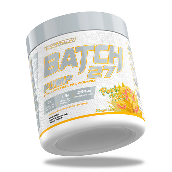 BATCH 27 PUMP - Non-Stim Pre-Workout (Peach Rings)