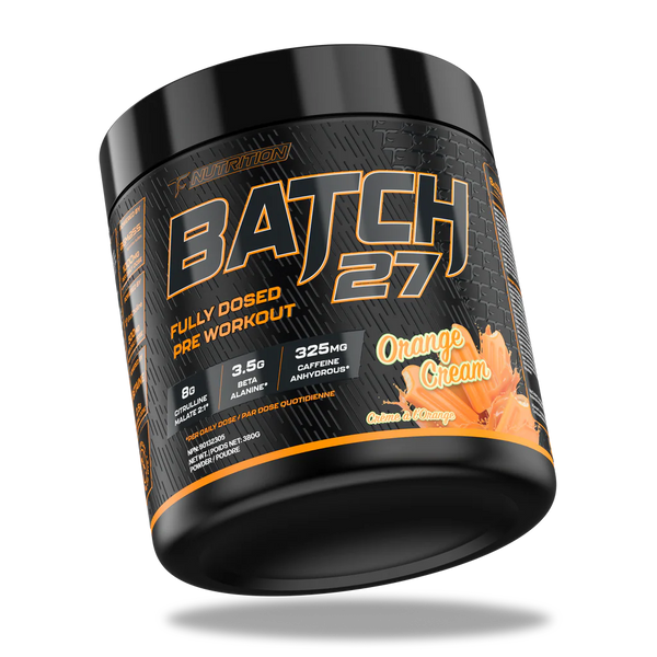 BATCH 27 - Pre-Workout (Orange Cream)