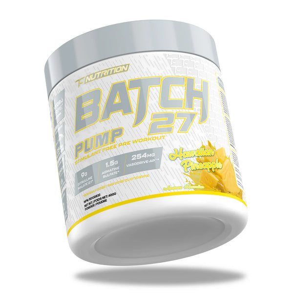 BATCH 27 PUMP - Non-Stim Pre-Workout (Hawaiian Pineapple)