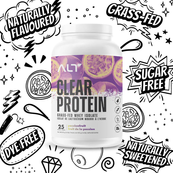 ALT Clear Grass-Fed Whey Isolate - Passionfruit (25 Servings)