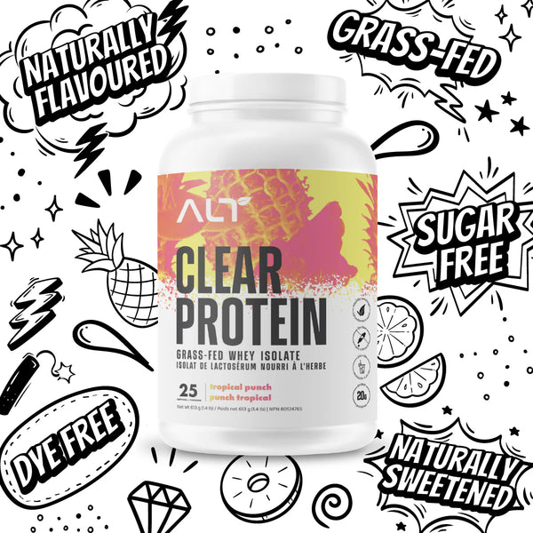 ALT Clear Grass-Fed Whey Isolate - Tropical Punch (25 Servings)
