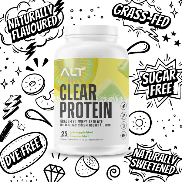 ALT Clear Grass-Fed Whey Isolate - Pineapple Kiwi (25 Servings)