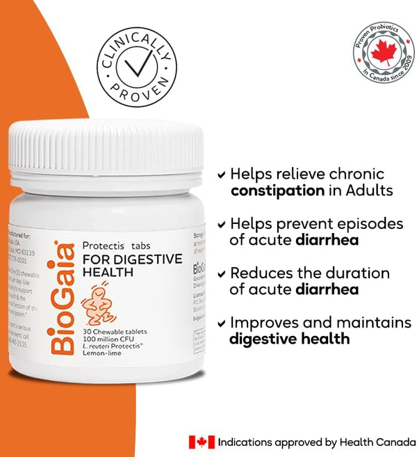 BIOGAIA - Digestive Health (30 Chewable Tablets)