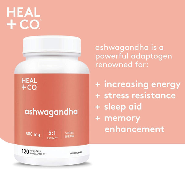 HEAL+CO - Ashwagandha (120 Vegi-Caps)