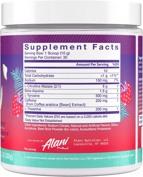 ALANI NU - Pre-Workout - Hawaiian Shaved Ice 300g