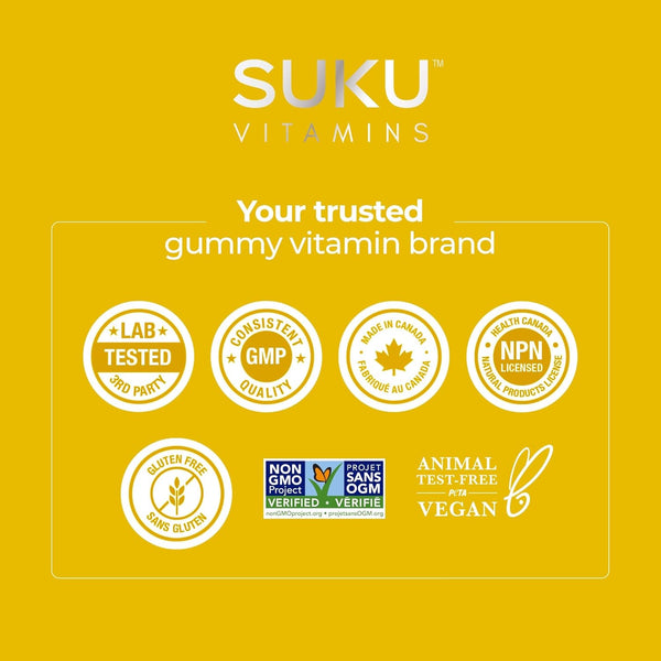 SUKU Vitamins - Turmeric (60 Gummies)