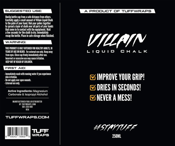 TUFFWRAPS - Liquid Chalk 250ML