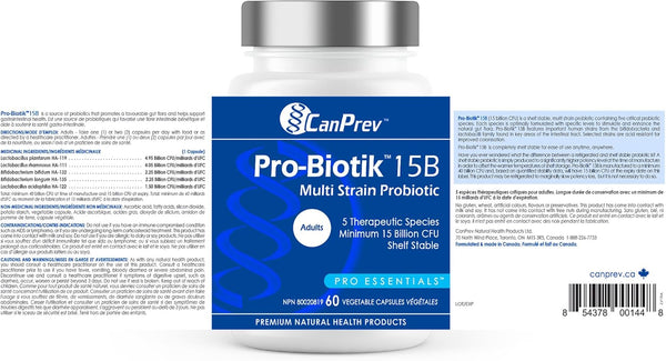CANPREV - Pro-Botik 15 Billion CFU (60 Caps)