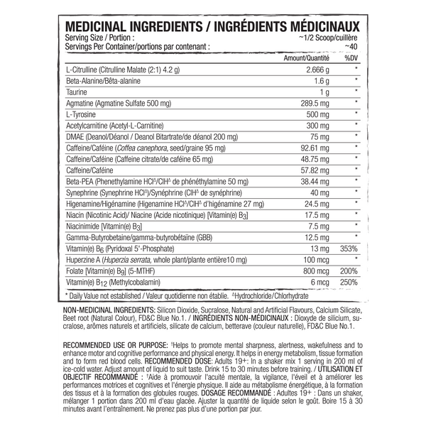 PERFECT SPORTS - ALTRD STATE Pre Workout - Grapes Of Wrath
