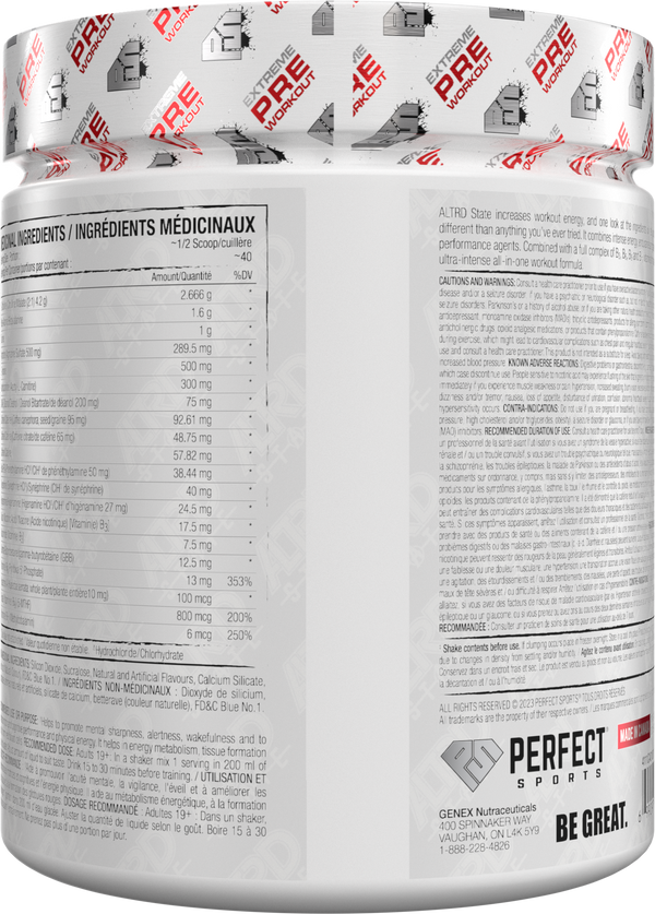 PERFECT SPORTS - ALTRD STATE Pre Workout - Grapes Of Wrath