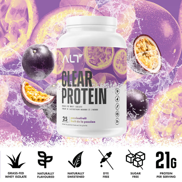 ALT Clear Grass-Fed Whey Isolate - Passionfruit (25 Servings)