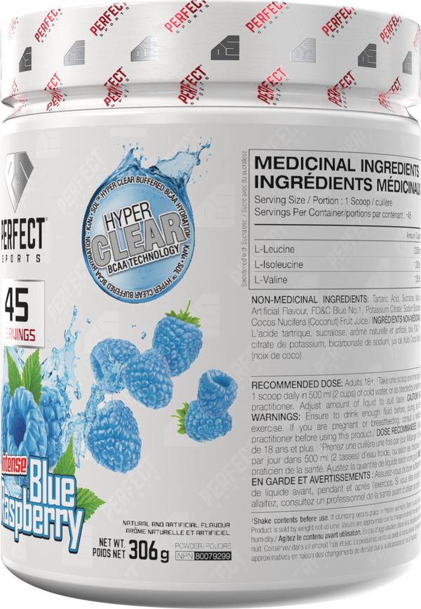 PERFECT SPORTS Hyper Clear BCAA - Blue Raspberry 310G