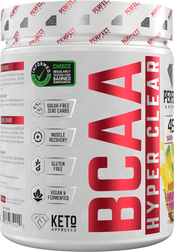 PERFECT SPORTS Hyper Clear BCAA - Hawaiian Pineapple Candy 310G