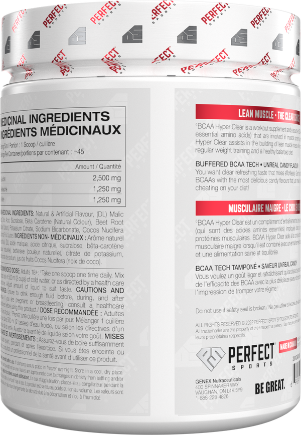 PERFECT SPORTS Hyper Clear BCAA - Peach 310G