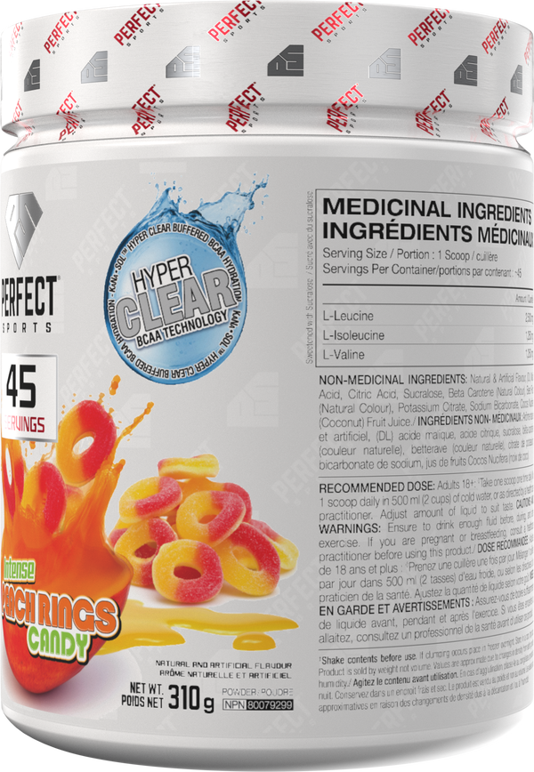 PERFECT SPORTS Hyper Clear BCAA - Peach 310G