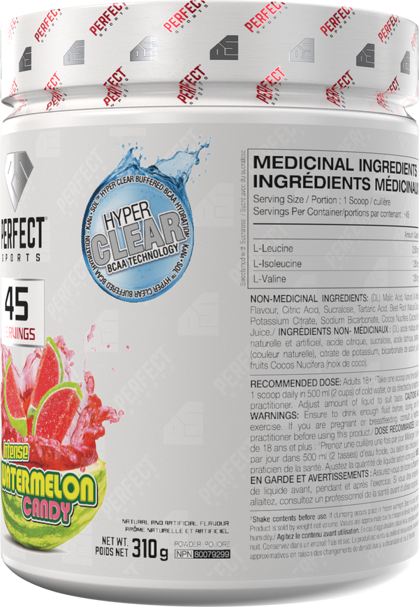 PERFECT SPORTS Hyper Clear BCAA - Watermelon Candy 310G