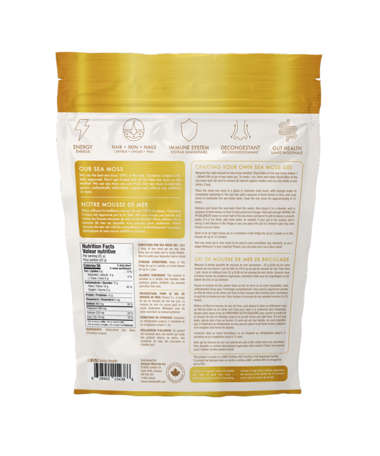 CALISLA - Raw Gold Irish Sea Moss 50G