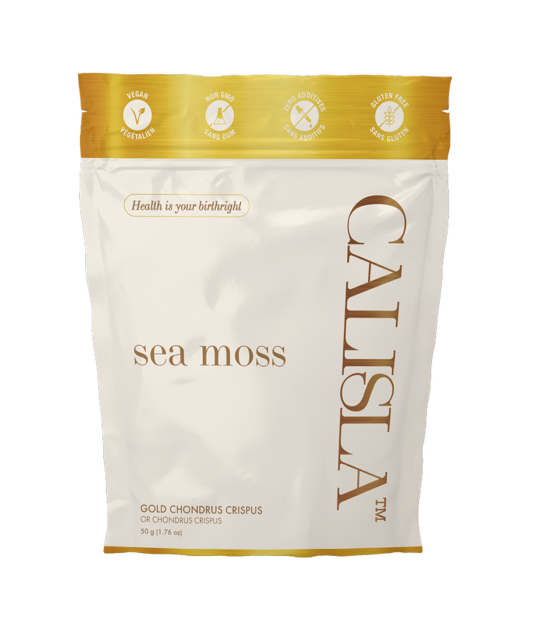 CALISLA - Raw Gold Irish Sea Moss 50G