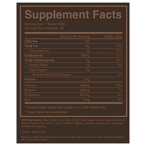 CBUM - Whey Blend Protein - Chocolate 5LB (65 Servings)