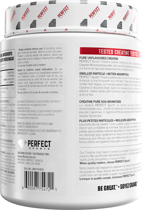 PERFECT SPORTS Essential Creatine - Unflavoured 1000g