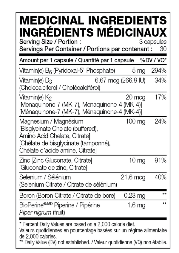 PERFECT SPORTS - MAG Z Zinc & Magnesium Supplement (90 Caps)