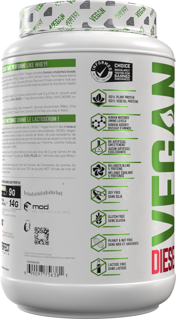 PERFECT SPORTS DIESEL Vegan Protein - Salted Caramel 700G