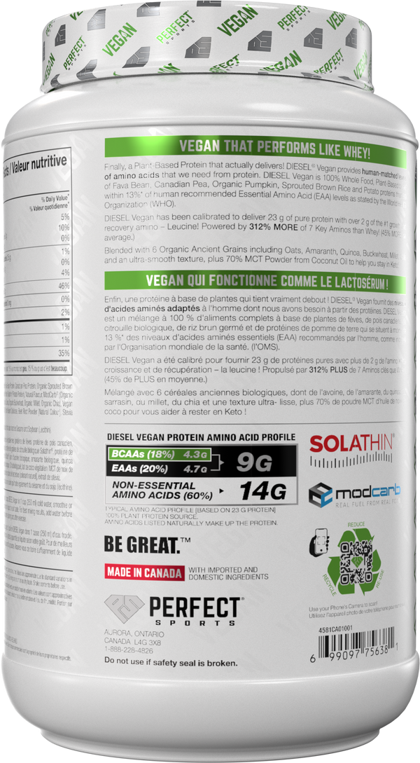 PERFECT SPORTS DIESEL Vegan Protein - Very Berry Splash 700G