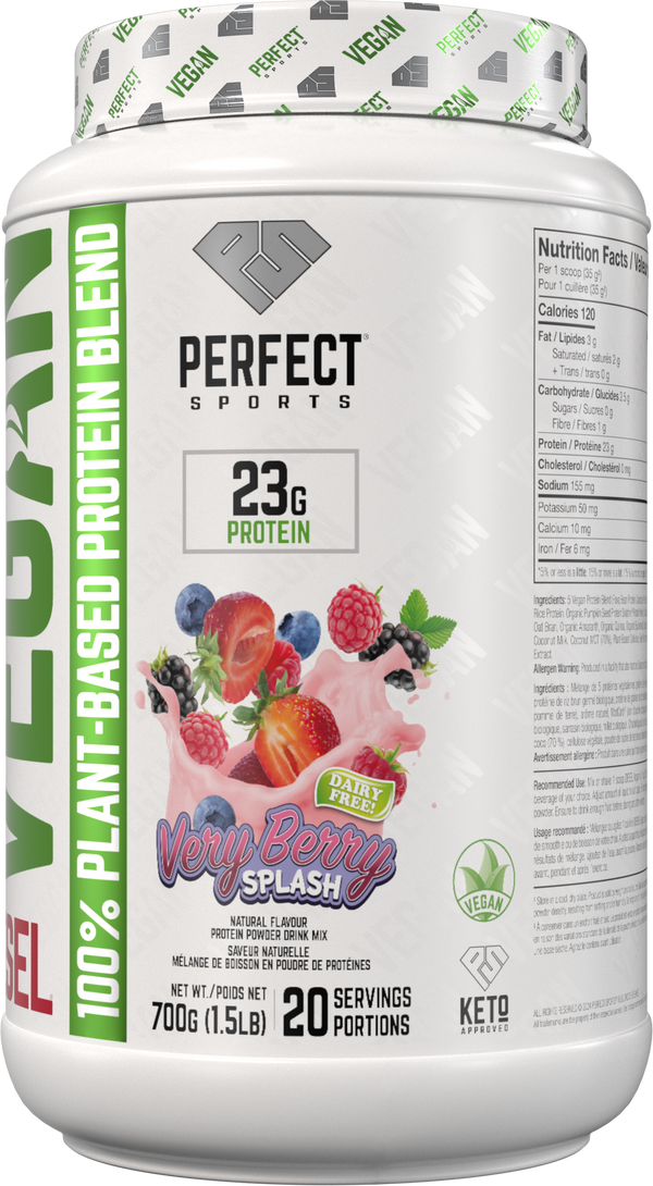 PERFECT SPORTS DIESEL Vegan Protein - Very Berry Splash 700G