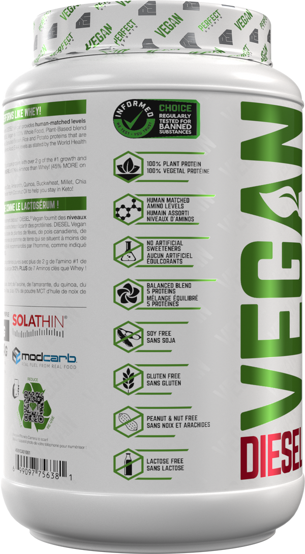 PERFECT SPORTS DIESEL Vegan Protein - Very Berry Splash 700G