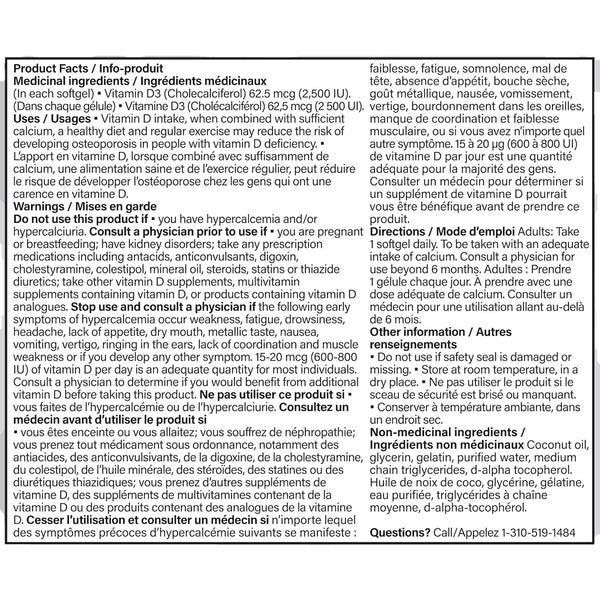 SPORTS RESEARCH - Vitamin D-3