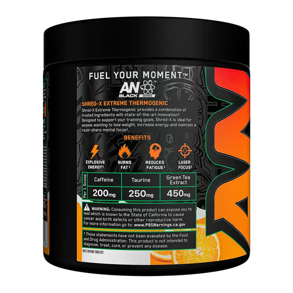 APPLIED NUTRITION - Ultimate Fat Burner SHRED-X Powder - Orange 300g