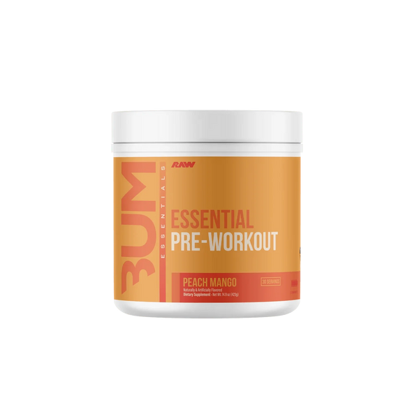 CBUM - Essential Pre-Workout Powder - Peach Mango (30 Servings)
