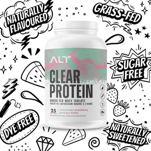 ALT Clear Grass-Fed Whey Isolate - Watermelon Strawberry (25 Servings)