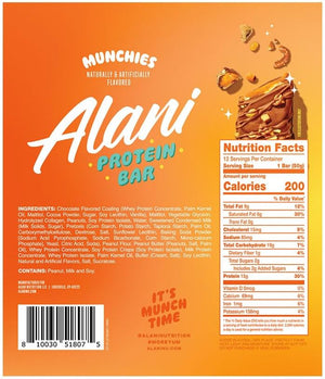 Alani Nu Protein Bars - Munchies 50g (1 Bar)
