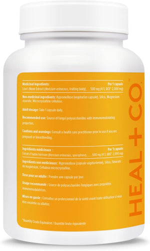 HEAL+CO - Lion's Mane (120 Vegi-Caps)