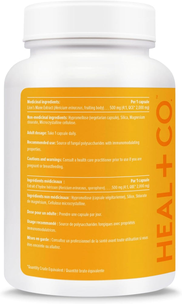 HEAL+CO - Lion's Mane (120 Vegi-Caps)