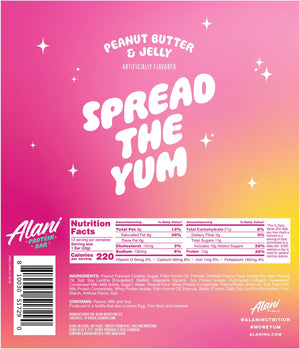 Alani Nu Protein Bars - Peanut Butter & Jelly 52g (1 Bar)