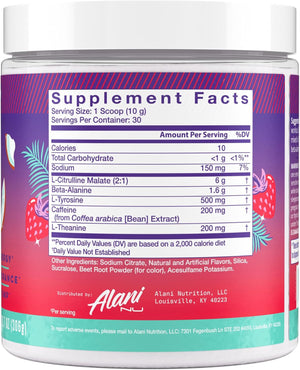 ALANI NU - Pre-Workout - Hawaiian Shaved Ice 300g