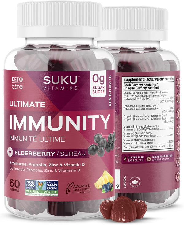 SUKU VITAMINS - Ultimate Immunity (60 Gummies)