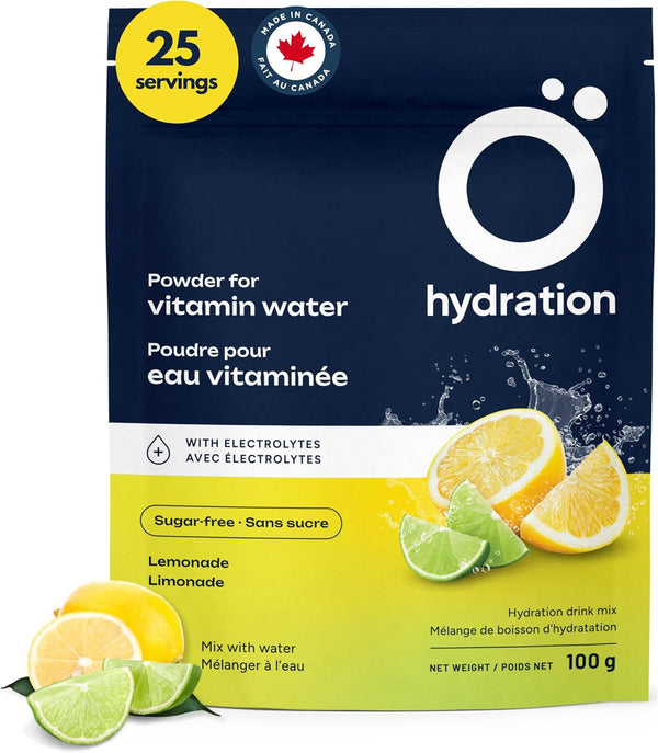 O HYDRATION Vitamin And Electrolyte Powder - Lemonade (25 Servings)