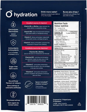 O HYDRATION -  Strawberry Berries (25 Servings)