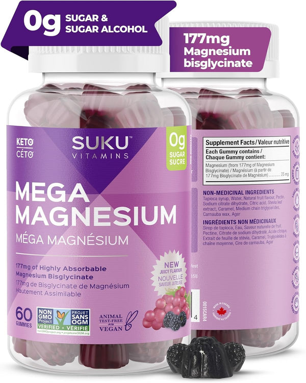 SUKU Vitamins - Mega Magnesium (60 Gummies)