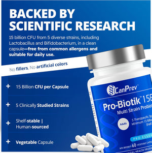 CANPREV - Pro-Botik 15 Billion CFU (60 Caps)