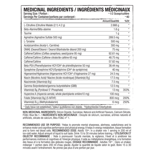 PERFECT SPORTS - ALTRD STATE Pre Workout - Blue Raspberry