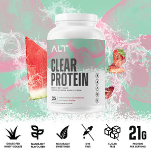 ALT Clear Grass-Fed Whey Isolate - Watermelon Strawberry (25 Servings)
