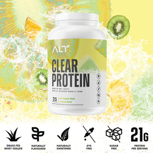 ALT Clear Grass-Fed Whey Isolate - Pineapple Kiwi (25 Servings)