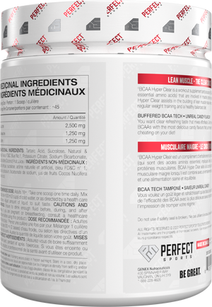 PERFECT SPORTS Hyper Clear BCAA - Blue Raspberry 310G