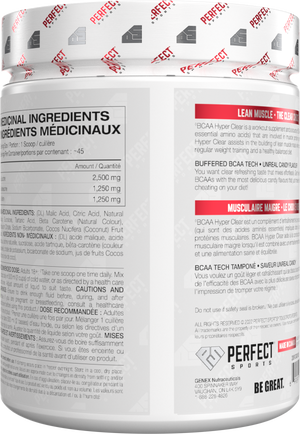 PERFECT SPORTS Hyper Clear BCAA - Hawaiian Pineapple Candy 310G