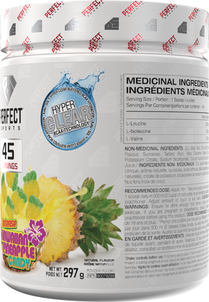PERFECT SPORTS Hyper Clear BCAA - Hawaiian Pineapple Candy 310G