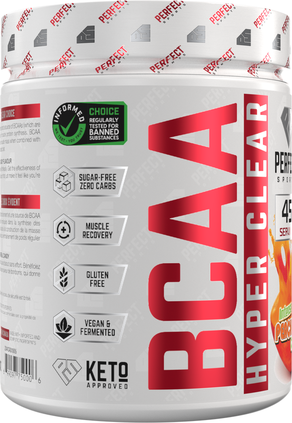PERFECT SPORTS Hyper Clear BCAA - Peach 310G